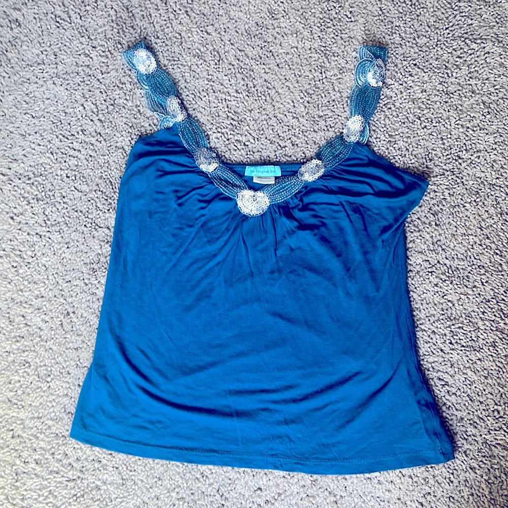 The Original, Inc teal tank top, Size M